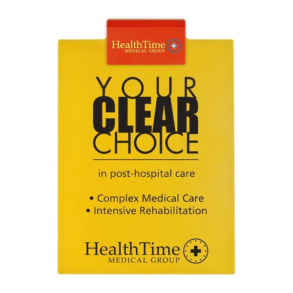 Letter clipboard holds an 8 1/2" x 11" writing pad with... from ASI 40480 Koozie Group