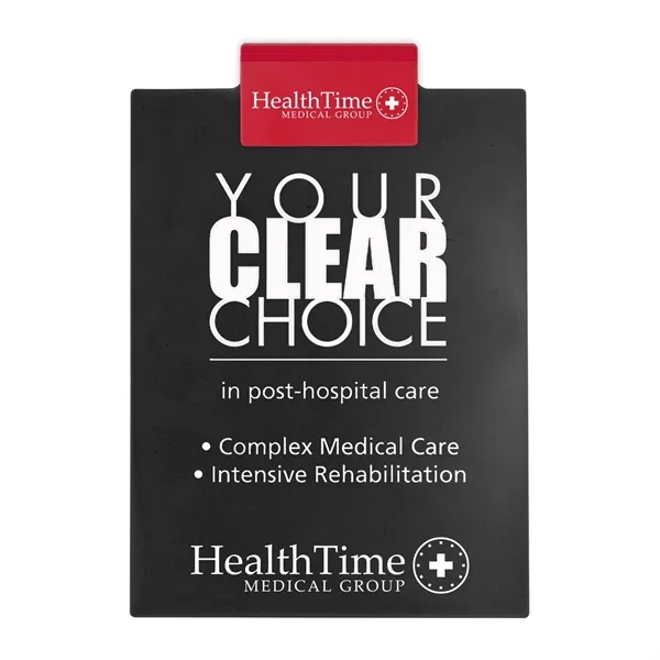 Letter clipboard holds an 8 1/2" x 11" writing pad with... from ASI 40480 Koozie Group