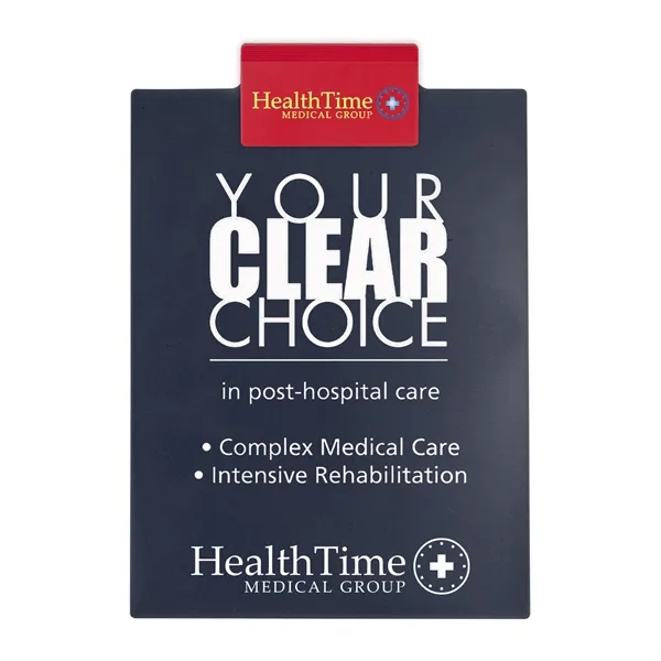 Letter clipboard holds an 8 1/2" x 11" writing pad with... from ASI 40480 Koozie Group