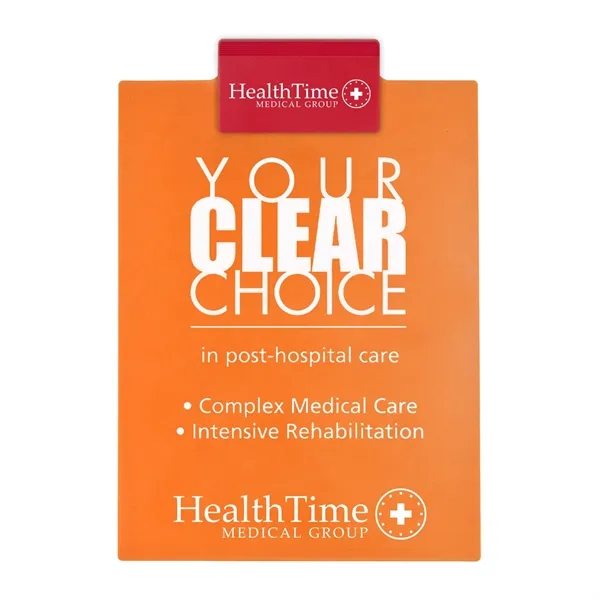 Letter clipboard holds an 8 1/2" x 11" writing pad with... from ASI 40480 Koozie Group