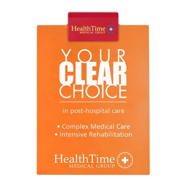 Letter clipboard holds an 8 1/2" x 11" writing pad with... from ASI 40480 Koozie Group