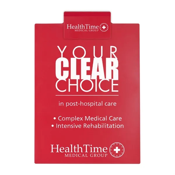 Letter clipboard holds an 8 1/2" x 11" writing pad with... from ASI 40480 Koozie Group