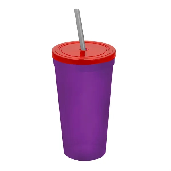 24 Oz. Stadium Cup With Straw And Lid... from ASI 40480 Koozie Group