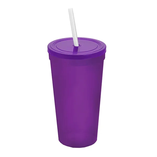 24 Oz. Stadium Cup With Straw And Lid... from ASI 40480 Koozie Group