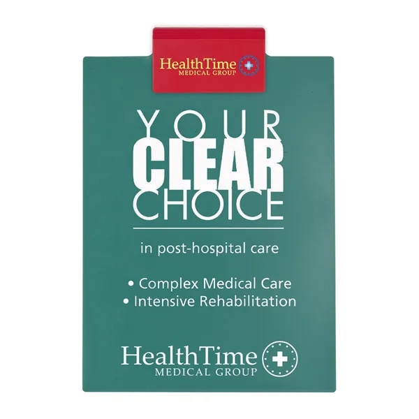 Letter clipboard holds an 8 1/2" x 11" writing pad with... from ASI 40480 Koozie Group