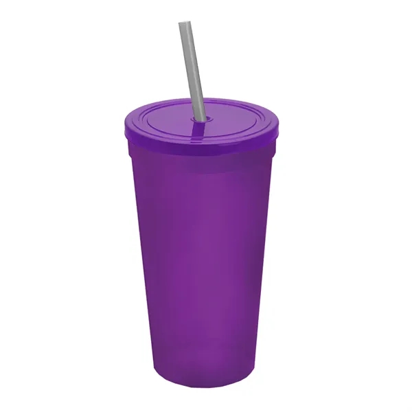 24 Oz. Stadium Cup With Straw And Lid... from ASI 40480 Koozie Group