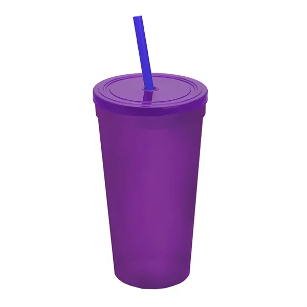 24 Oz. Stadium Cup With Straw And Lid... from ASI 40480 Koozie Group