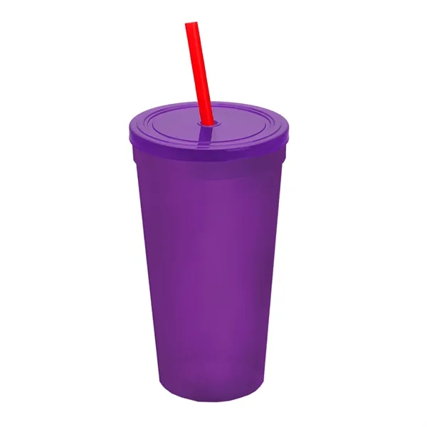 24 Oz. Stadium Cup With Straw And Lid... from ASI 40480 Koozie Group