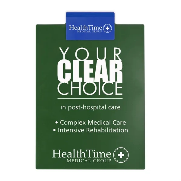 Letter clipboard holds an 8 1/2" x 11" writing pad with... from ASI 40480 Koozie Group