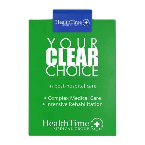 Letter clipboard holds an 8 1/2" x 11" writing pad with... from ASI 40480 Koozie Group