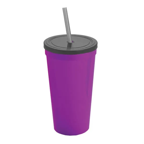 24 Oz. Stadium Cup With Straw And Lid... from ASI 40480 Koozie Group