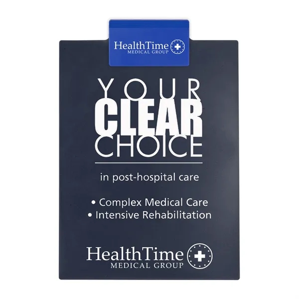 Letter clipboard holds an 8 1/2" x 11" writing pad with... from ASI 40480 Koozie Group