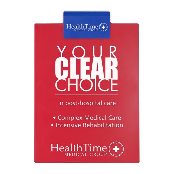 Letter clipboard holds an 8 1/2" x 11" writing pad with... from ASI 40480 Koozie Group