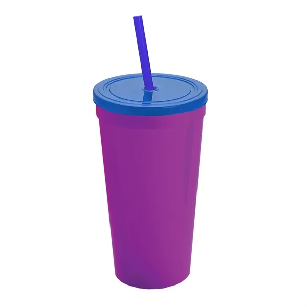 24 Oz. Stadium Cup With Straw And Lid... from ASI 40480 Koozie Group