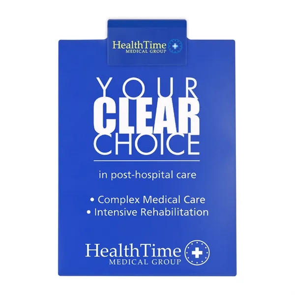 Letter clipboard holds an 8 1/2" x 11" writing pad with... from ASI 40480 Koozie Group