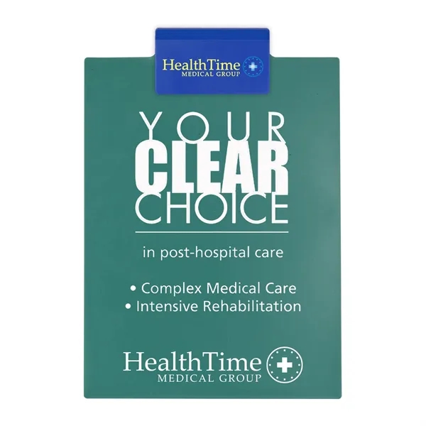 Letter clipboard holds an 8 1/2" x 11" writing pad with... from ASI 40480 Koozie Group