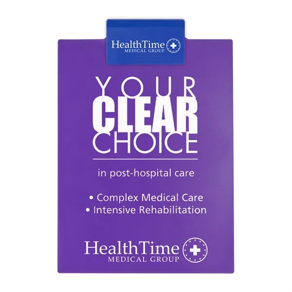 Letter clipboard holds an 8 1/2" x 11" writing pad with... from ASI 40480 Koozie Group