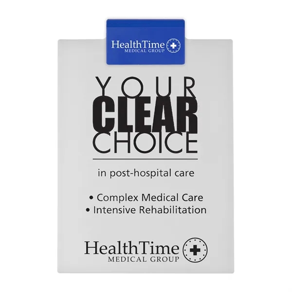 Letter clipboard holds an 8 1/2" x 11" writing pad with... from ASI 40480 Koozie Group