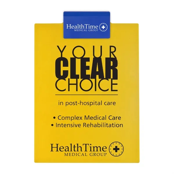 Letter clipboard holds an 8 1/2" x 11" writing pad with... from ASI 40480 Koozie Group