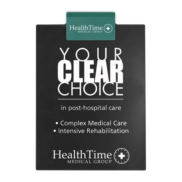 Letter clipboard holds an 8 1/2" x 11" writing pad with... from ASI 40480 Koozie Group