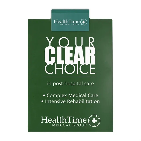 Letter clipboard holds an 8 1/2" x 11" writing pad with... from ASI 40480 Koozie Group