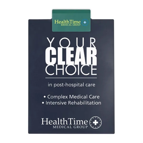 Letter clipboard holds an 8 1/2" x 11" writing pad with... from ASI 40480 Koozie Group