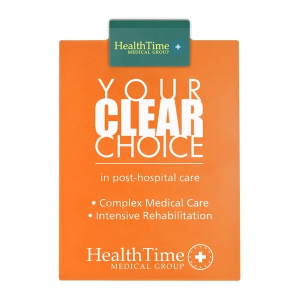 Letter clipboard holds an 8 1/2" x 11" writing pad with... from ASI 40480 Koozie Group