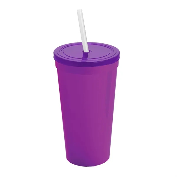 24 Oz. Stadium Cup With Straw And Lid... from ASI 40480 Koozie Group