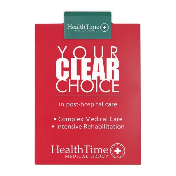 Letter clipboard holds an 8 1/2" x 11" writing pad with... from ASI 40480 Koozie Group