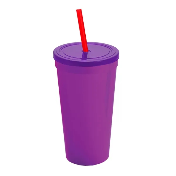 24 Oz. Stadium Cup With Straw And Lid... from ASI 40480 Koozie Group