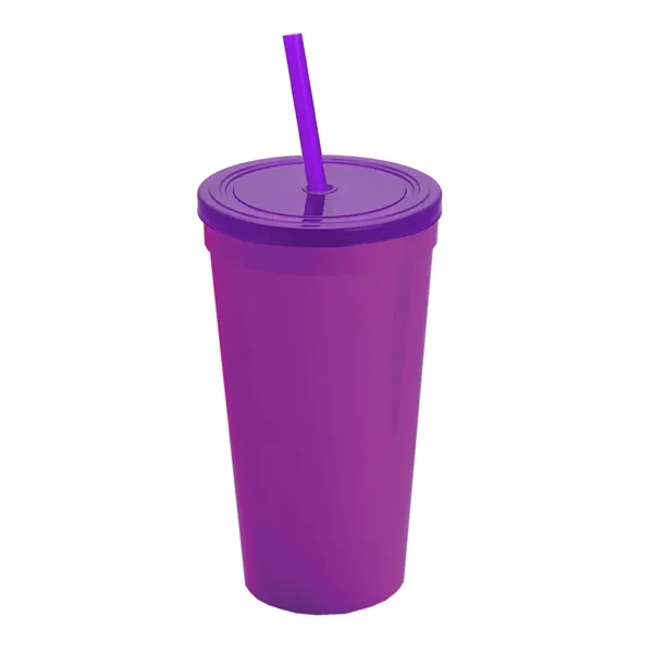 24 Oz. Stadium Cup With Straw And Lid... from ASI 40480 Koozie Group