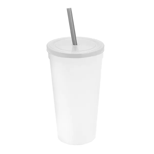 24 Oz. Stadium Cup With Straw And Lid... from ASI 40480 Koozie Group