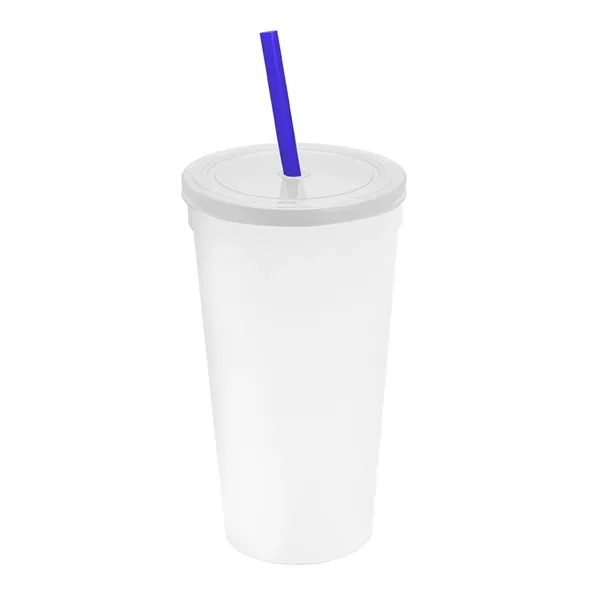 24 Oz. Stadium Cup With Straw And Lid... from ASI 40480 Koozie Group