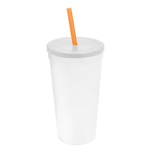 24 Oz. Stadium Cup With Straw And Lid... from ASI 40480 Koozie Group