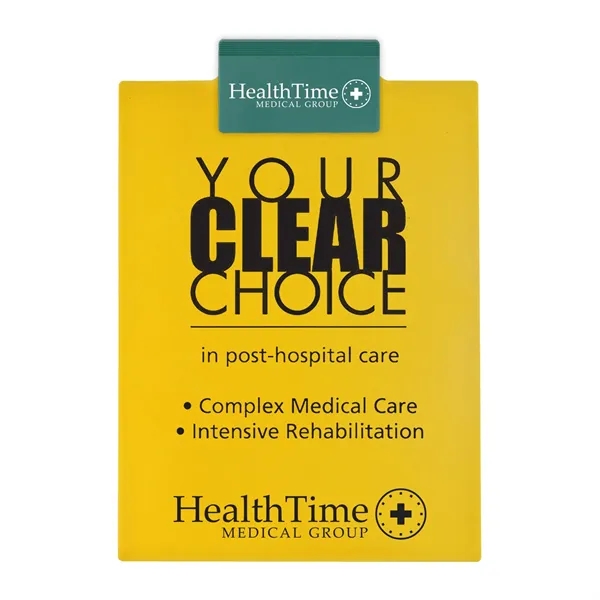 Letter clipboard holds an 8 1/2" x 11" writing pad with... from ASI 40480 Koozie Group