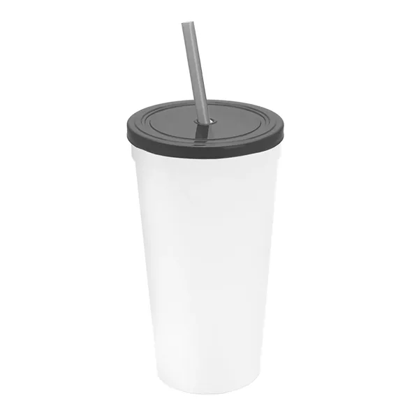 24 Oz. Stadium Cup With Straw And Lid... from ASI 40480 Koozie Group