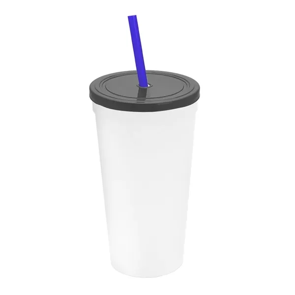 24 Oz. Stadium Cup With Straw And Lid... from ASI 40480 Koozie Group