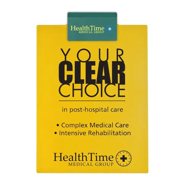 Letter clipboard holds an 8 1/2" x 11" writing pad with... from ASI 40480 Koozie Group