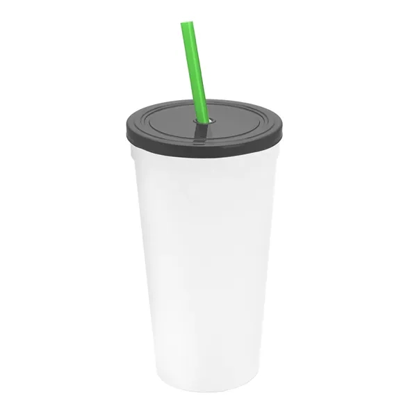 24 Oz. Stadium Cup With Straw And Lid... from ASI 40480 Koozie Group