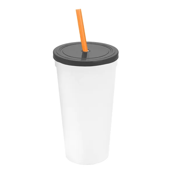 24 Oz. Stadium Cup With Straw And Lid... from ASI 40480 Koozie Group
