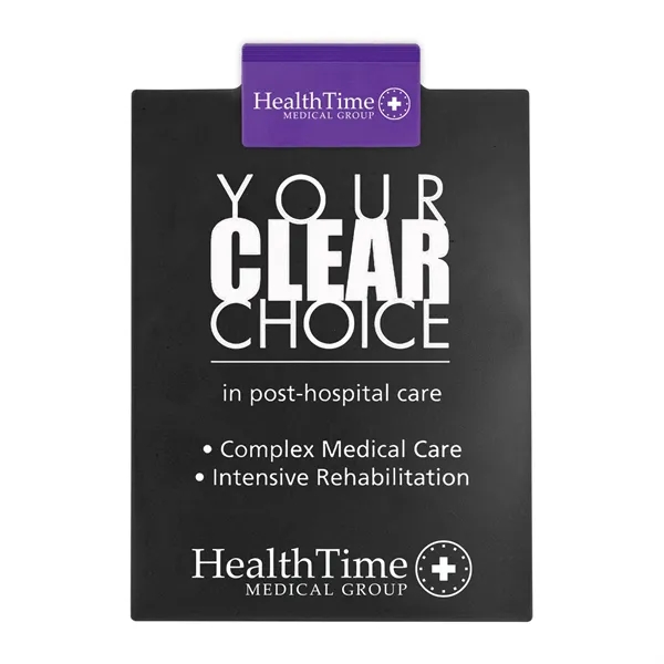 Letter clipboard holds an 8 1/2" x 11" writing pad with... from ASI 40480 Koozie Group