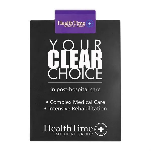 Letter clipboard holds an 8 1/2" x 11" writing pad with... from ASI 40480 Koozie Group