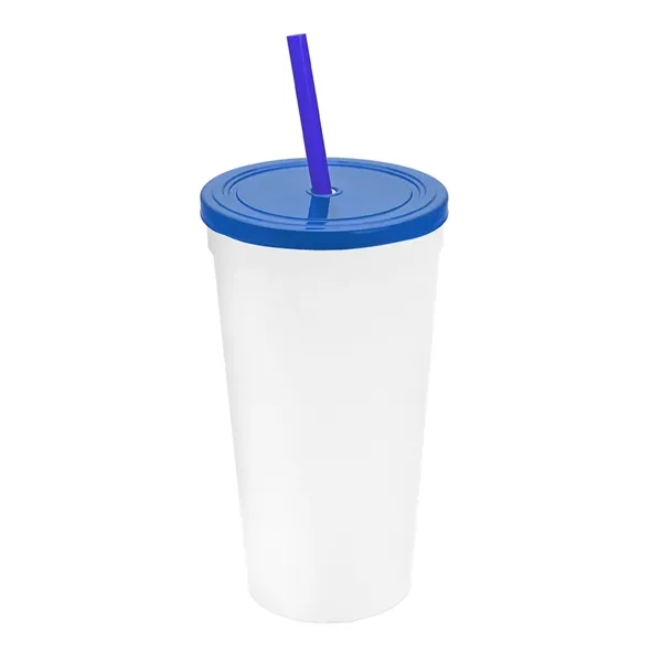 24 Oz. Stadium Cup With Straw And Lid... from ASI 40480 Koozie Group