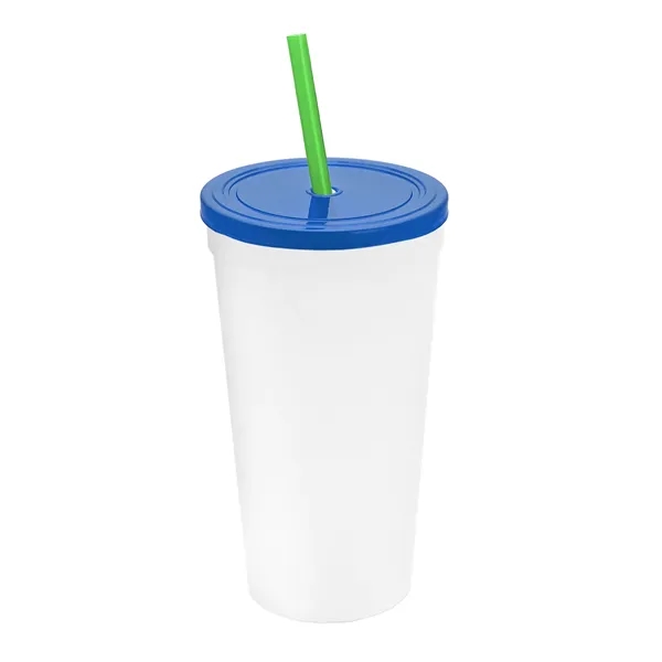 24 Oz. Stadium Cup With Straw And Lid... from ASI 40480 Koozie Group