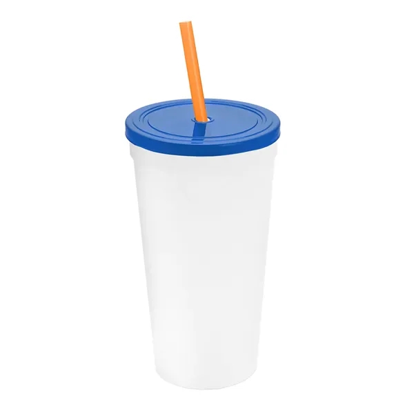 24 Oz. Stadium Cup With Straw And Lid... from ASI 40480 Koozie Group