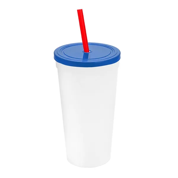 24 Oz. Stadium Cup With Straw And Lid... from ASI 40480 Koozie Group