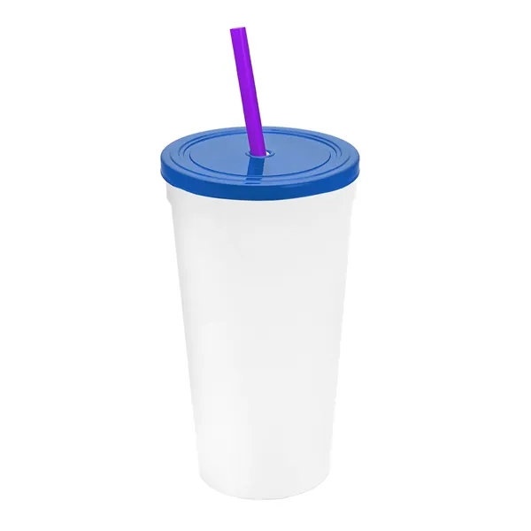 24 Oz. Stadium Cup With Straw And Lid... from ASI 40480 Koozie Group