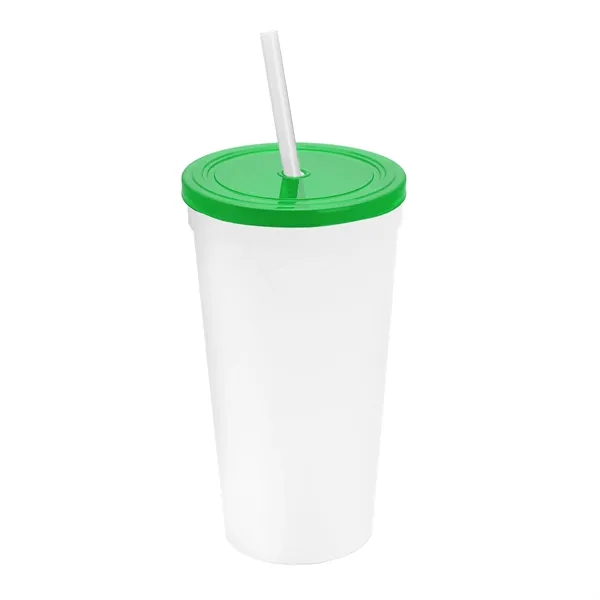 24 Oz. Stadium Cup With Straw And Lid... from ASI 40480 Koozie Group