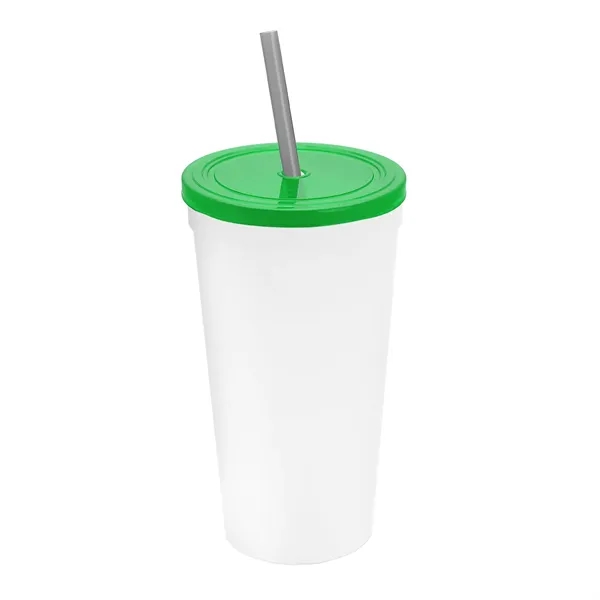 24 Oz. Stadium Cup With Straw And Lid... from ASI 40480 Koozie Group