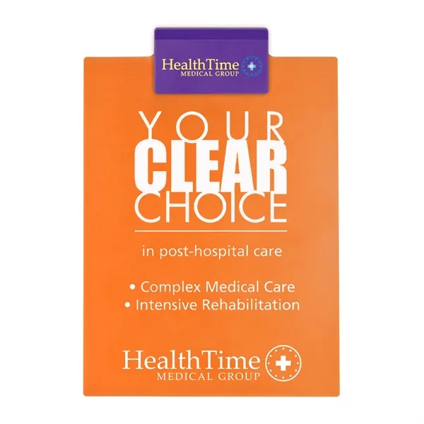 Letter clipboard holds an 8 1/2" x 11" writing pad with... from ASI 40480 Koozie Group